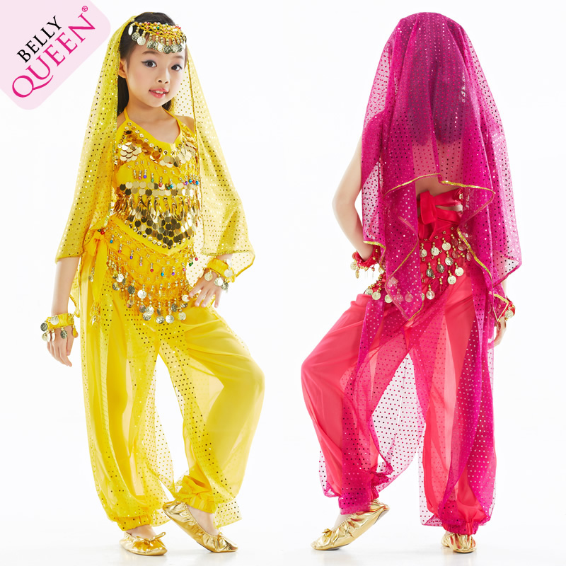 Dancewear Polyester Belly Dance Costumes For Children